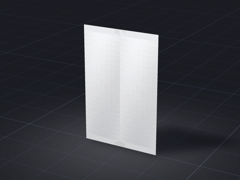 Design Back Seal Pillow Pouch template