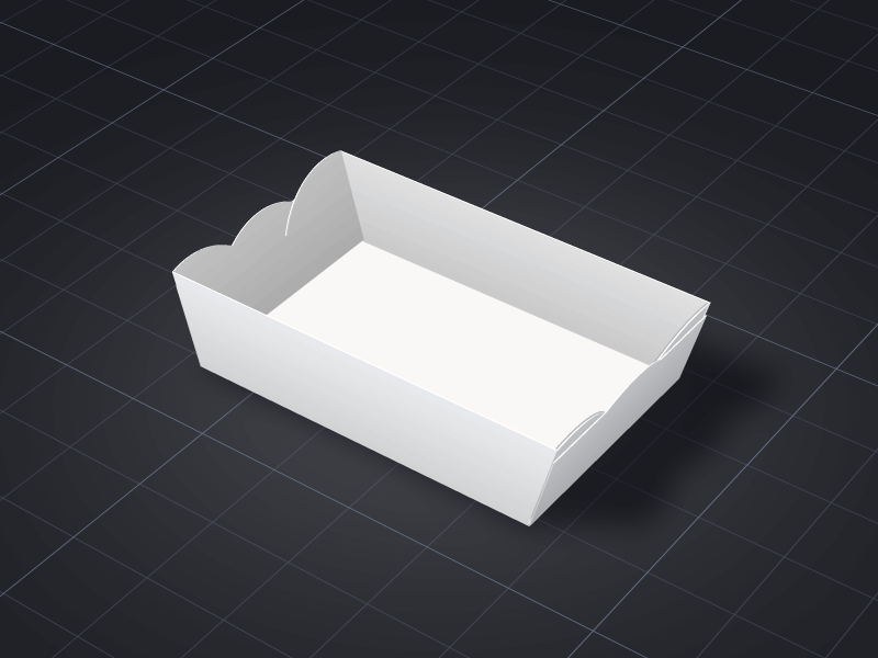 Boat Tray — ready design in our online tool