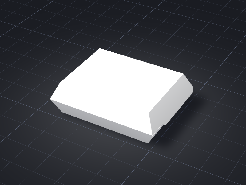 Clamshell Burger Box — ready design in our online tool