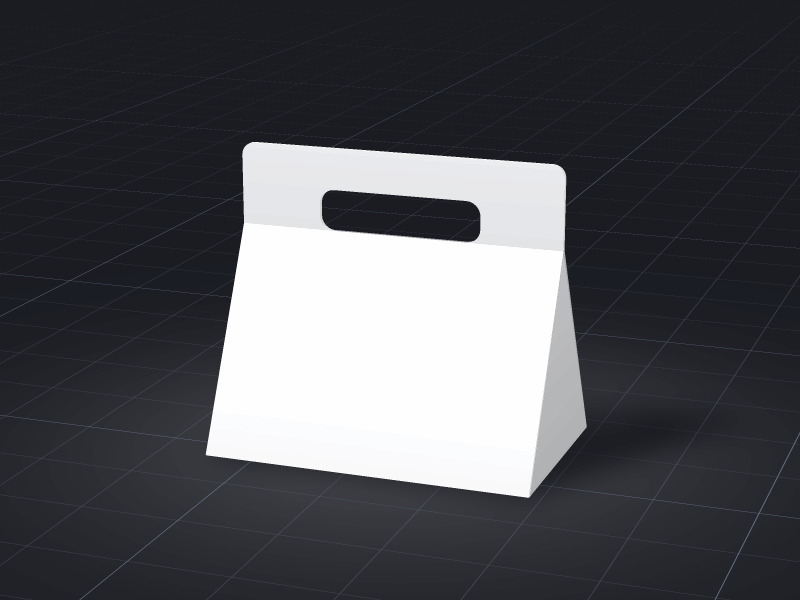 Design Cake Paper Bag template