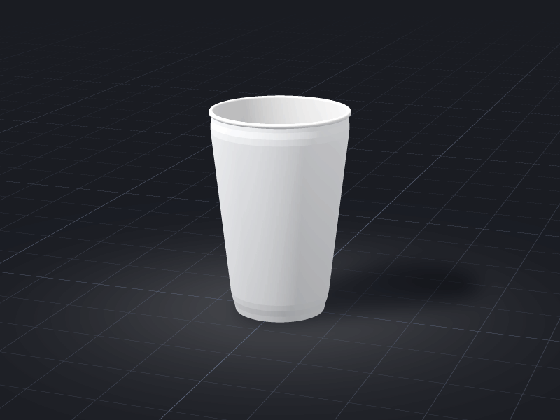 Design Double-wall Cup — 16 oz template