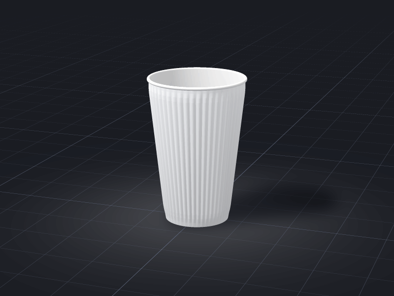 Design Ripple-wall Cup — 16 oz template
