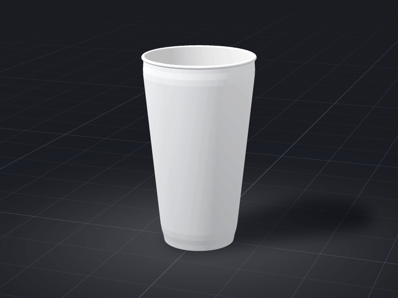 Design Double-wall Cup — 22 oz template