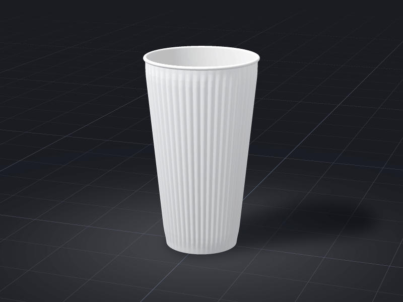 Design Ripple-wall Cup — 22 oz template