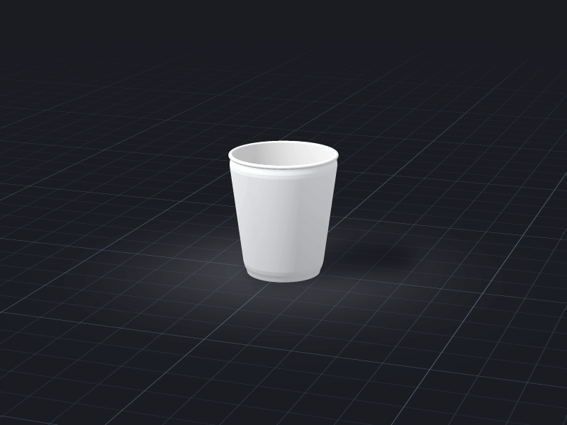 Design Double-wall Cup — 8 oz template