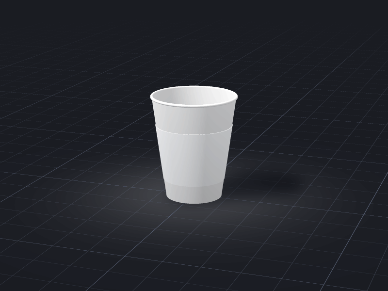 Design Cup Sleeve — 12 oz template