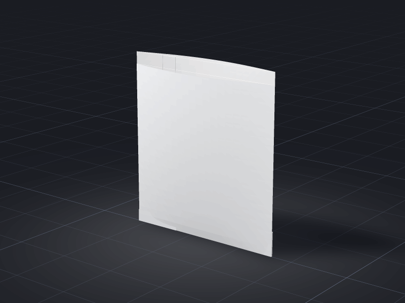 Design Flat Food Bag template