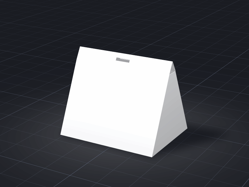 Design Hanging Wedge Box template