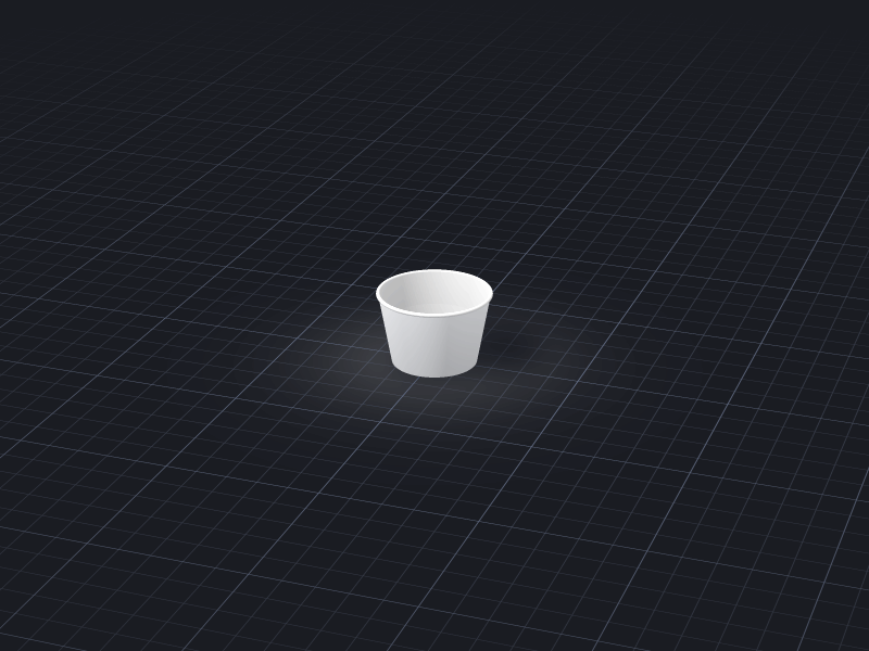 Design Ice-cream Cup template