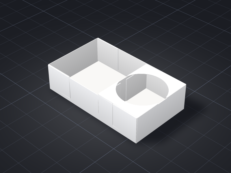 Combo Meal Tray — ready design in our online tool