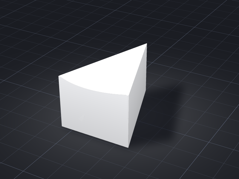Triangle Pizza Box — ready design in our online tool