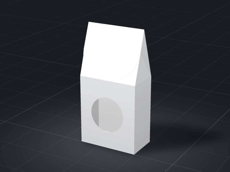 Design Gift Box With Window template
