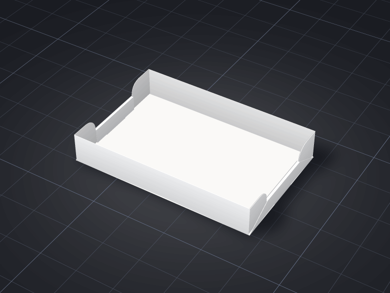 Design Shaped Disc Tray template