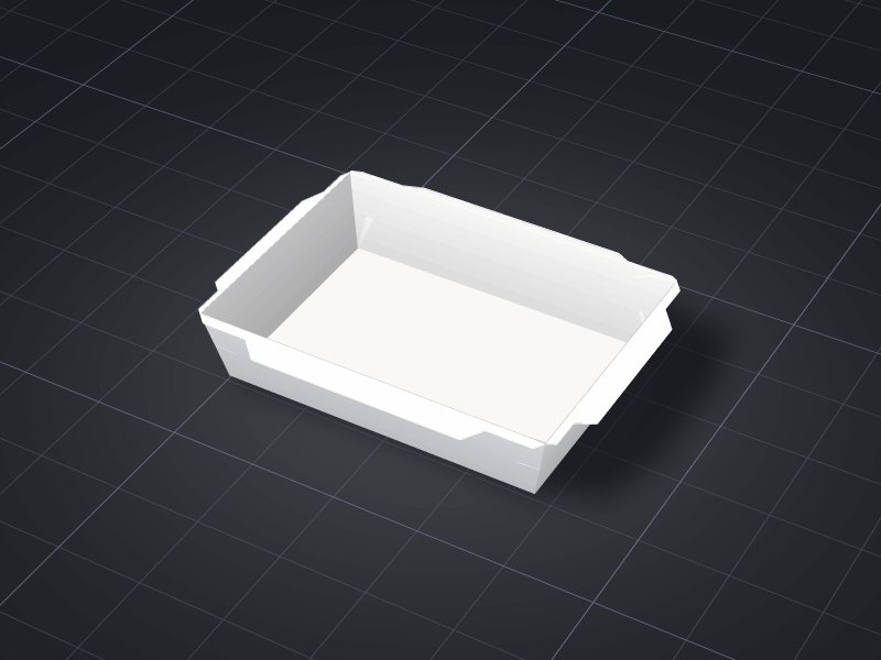 Design Fast-Food Tray template