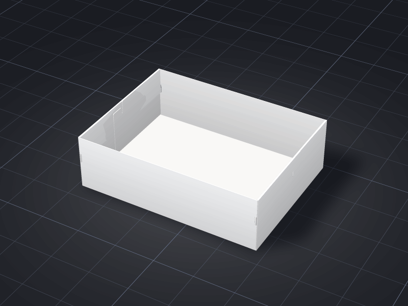 Design Handshake Buckle Tray template