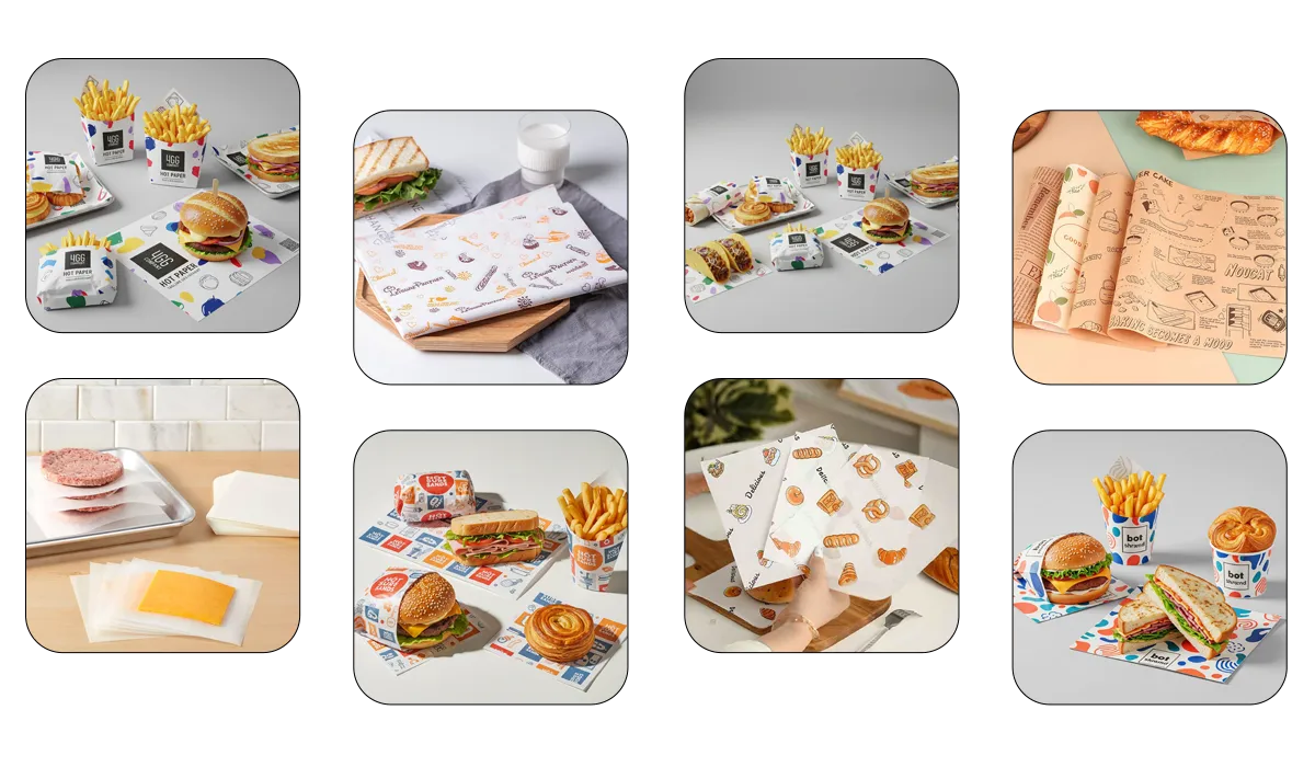 Custom food paper and packaging from WaxPapersCo