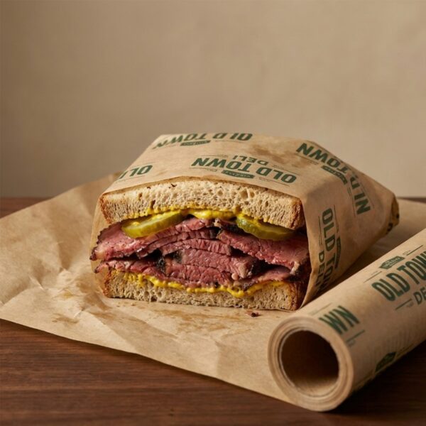 custom deli paper with logo