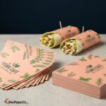 printed deli wrapping paper sheets with logo