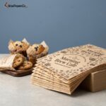 printed parchment paper sheets with logo