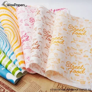 Custom greaseproof paper with logo - Gallery 2
