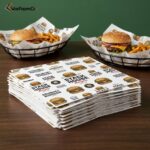 personalized food basket liner sheets