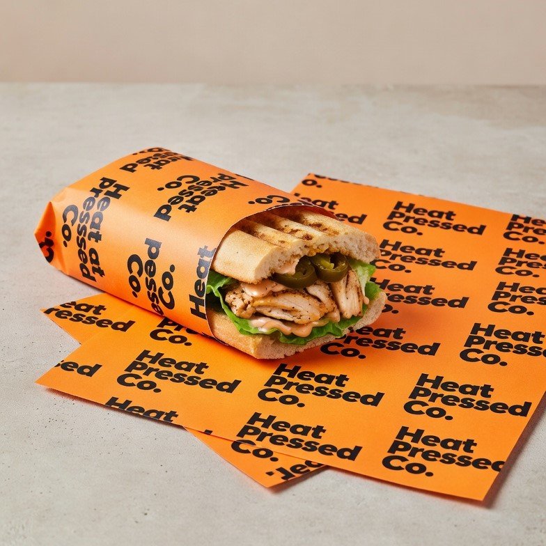 custom sandwich wrapping paper bulk