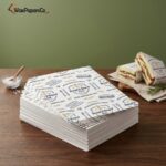 custom white sandwich paper