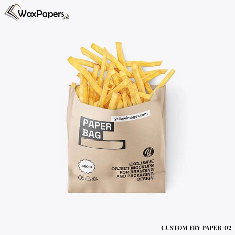 Food Safe Custom Fry Paper