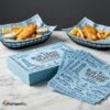 custom fish and chip paper