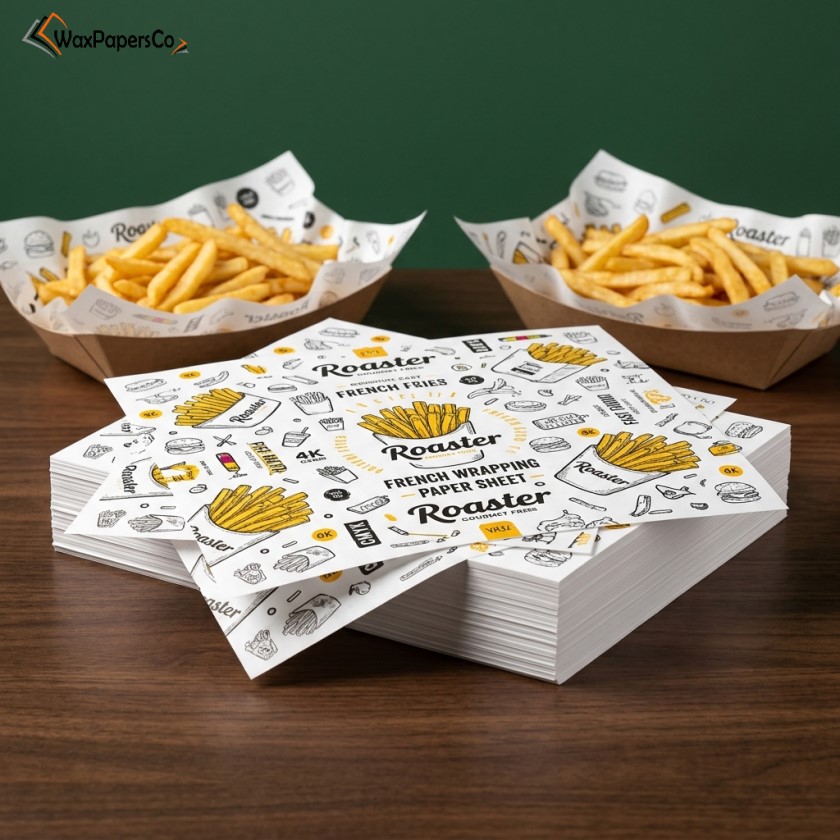 Custom Fry Paper — product features