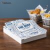 printed fish and chip paper sheets