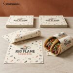 custom taco wrapping paper sheets