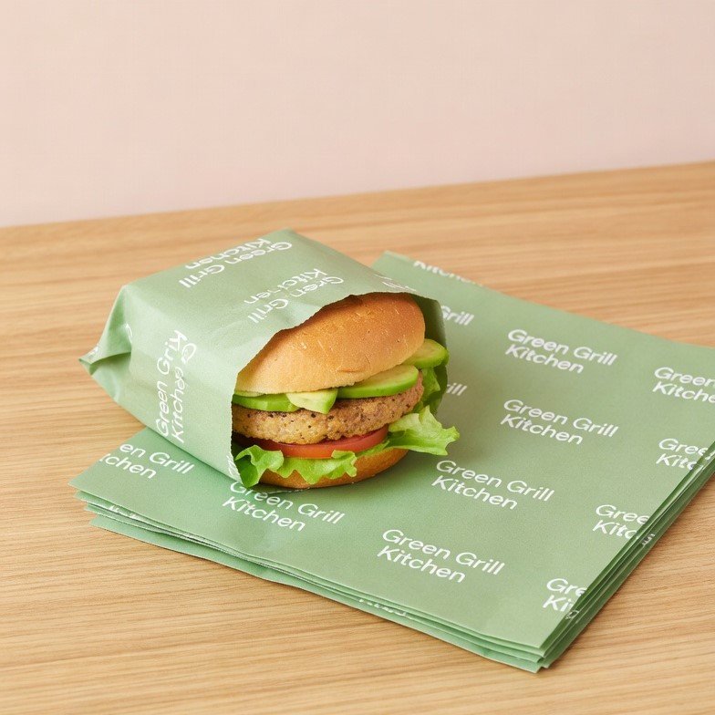 custom burger paper bulk