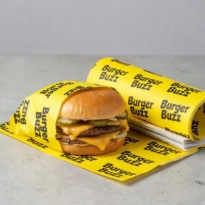 custom burger wrap paper