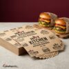 custom burger wrapping paper with logo
