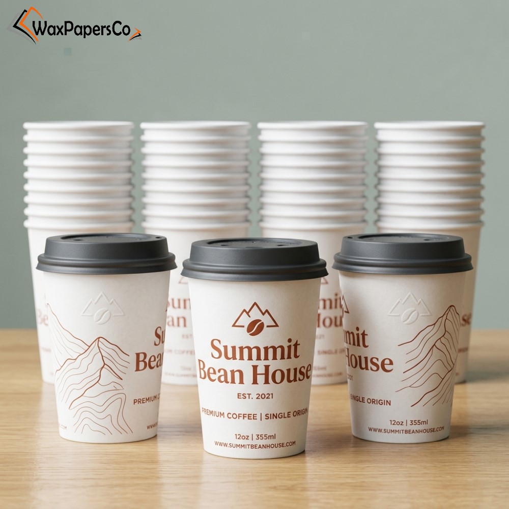 custom paper coffee cups with logo