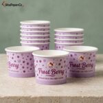 custom paper ice cream cups