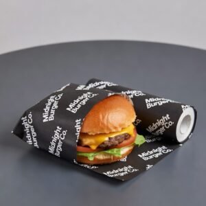 custom printed burger paper