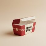 hot dog boxes with logo