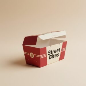 hot dog boxes with logo