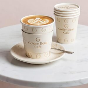 paper coffee cups with logo