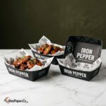 paper food trays with logo
