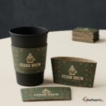 custom coffee cup sleeves bulk