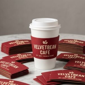 custom coffee sleeves with logo
