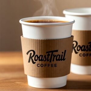 custom printed corrugated coffee sleeves