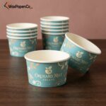 custom paper ice cream paper bowls bulk