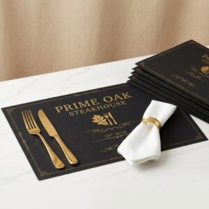 custom paper placemats