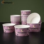 disposable ice cream paper bowls