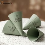 custom ice cream cone sleeves with logo