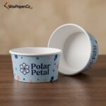 paper ice cream paper bowls with logo